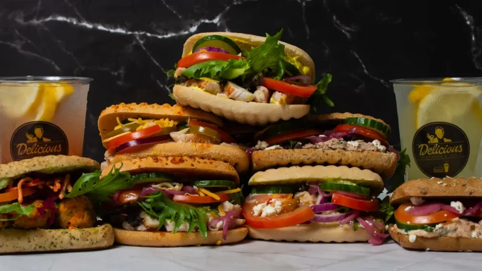Sandwich til frokost i Herning